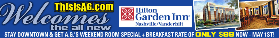 This is AG welcomes the new Hilton Garden Inn Nashville/Vanderbilt